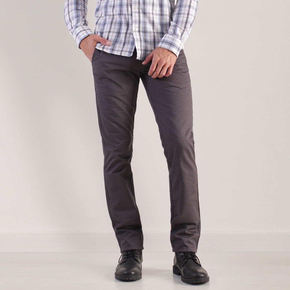 Pantalon Gabardina Estilo Chinos 7506431535119 Oggi