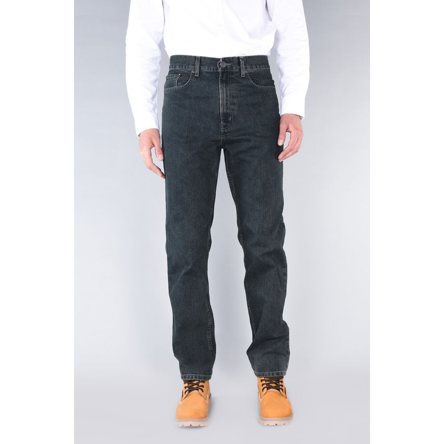 Jeans Straight Oggi Power para Hombre Mezclilla Azul Oscuro 2311101