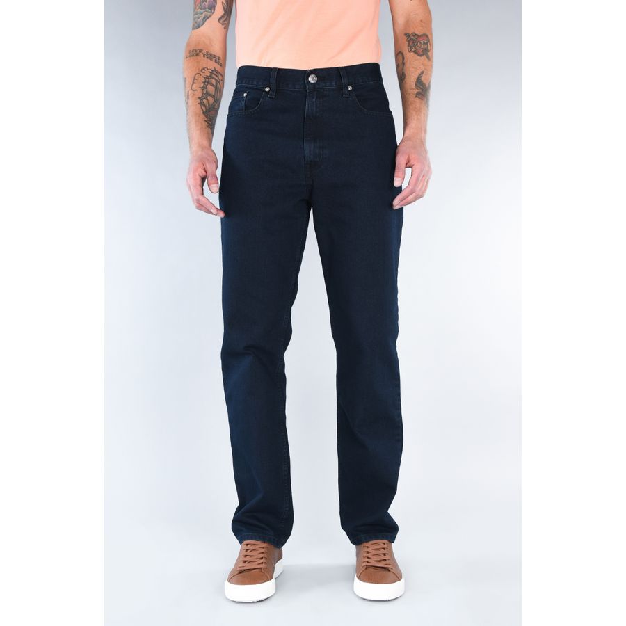 Baggy Jeans Azules Oscuro Hombre Clásico – Pantalones De Mezclilla CDMX  Expertos