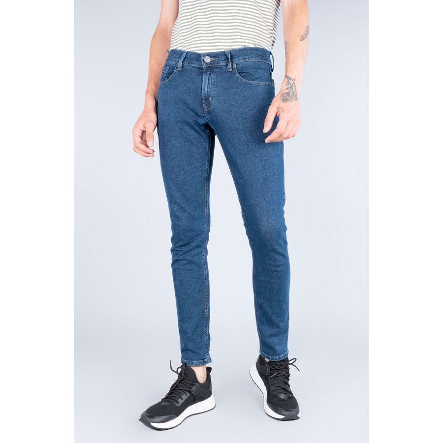 Jeans azul marino online hombre