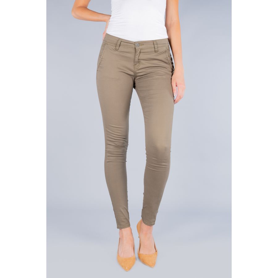 Pantalon verde claro mujer hot sale