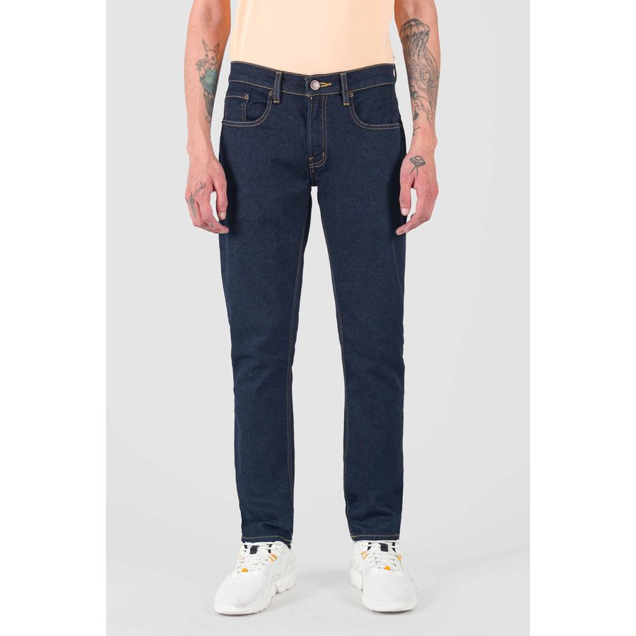 Joggers Skinny Oggi - Moda para Hombre Mezclilla Azul Oscuro 85565