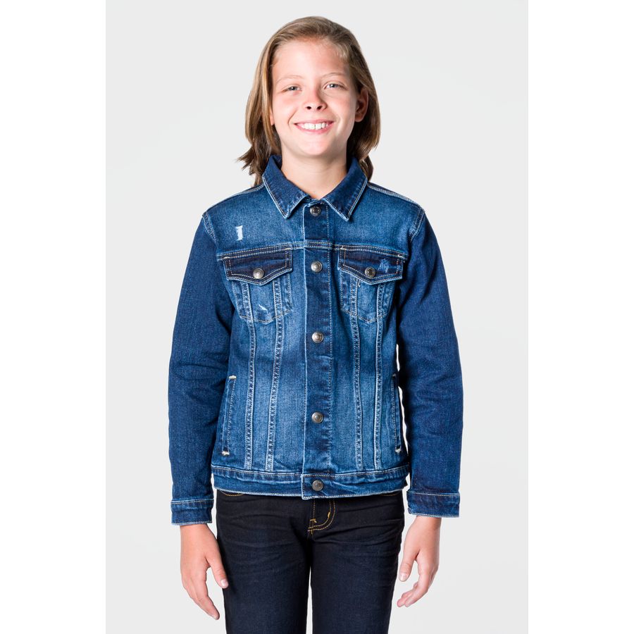 Jeans Azul Oscuro Estilo Slim 10069 de Niño