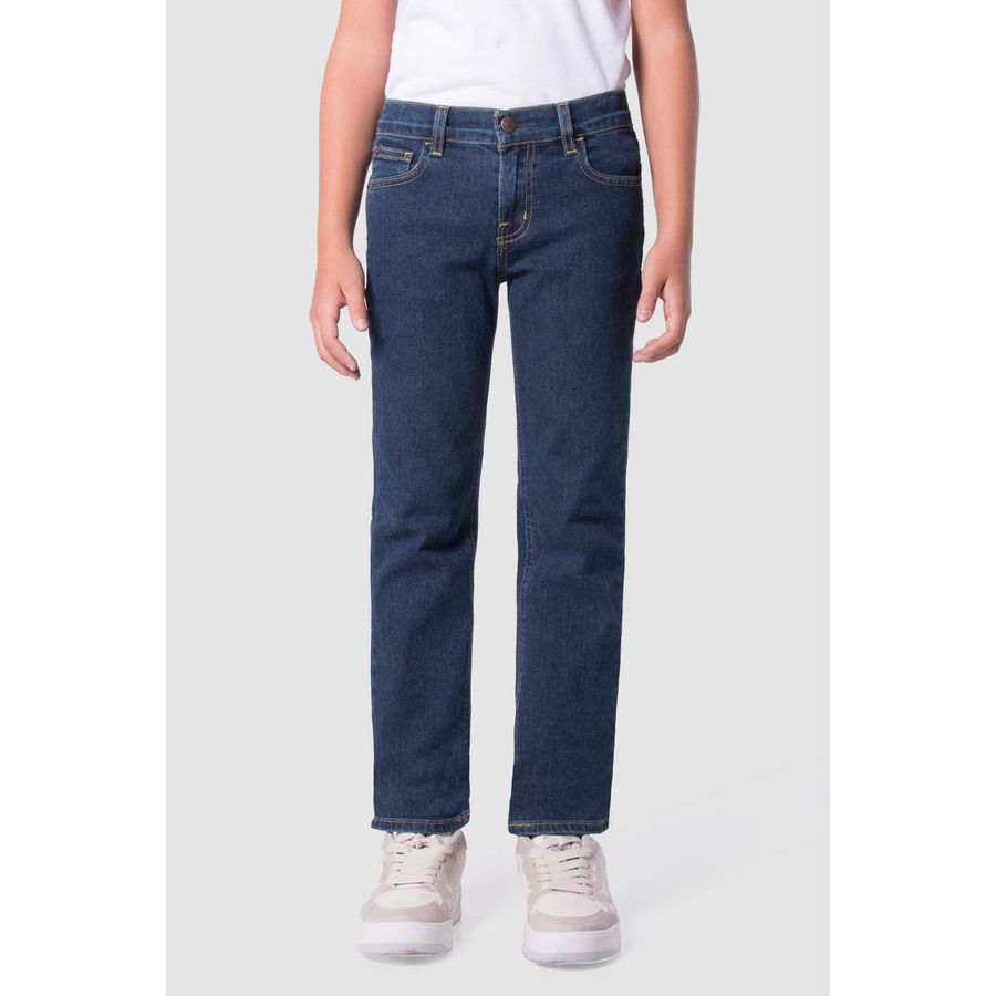 Jeans Azul Oscuro Estilo Slim 10069 de Niño