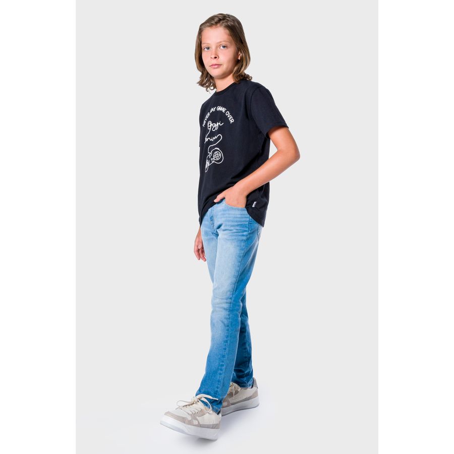 Jeans Azul Oscuro Estilo Slim 10069 de Niño